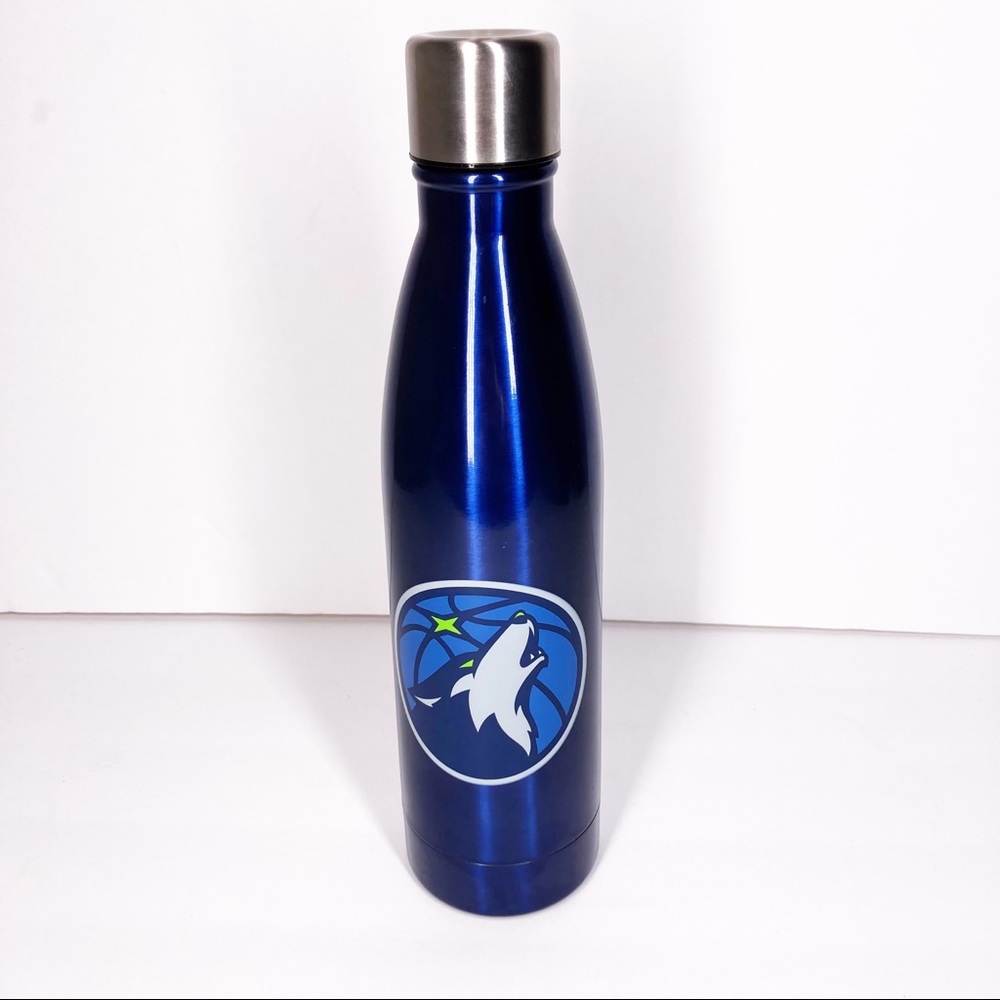 TIMBERWOLVES stainless steel water bottle NEW NBA Minnesota Wolves Basketball